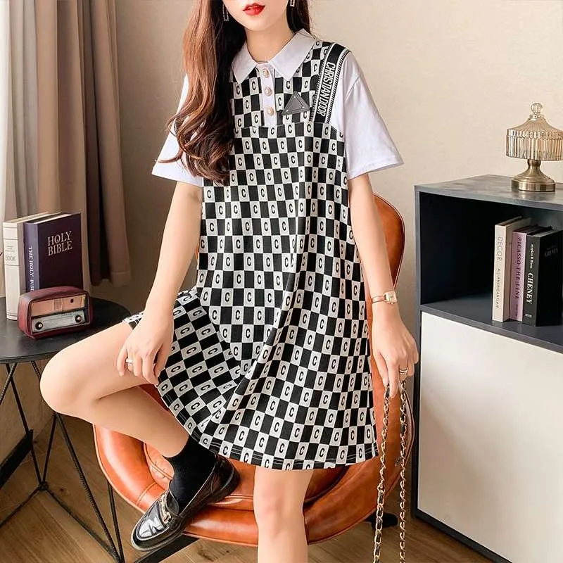 

Summer Midlength ort-Sved T-irt Women's New Design S Size Faionable Casual Wear for Women