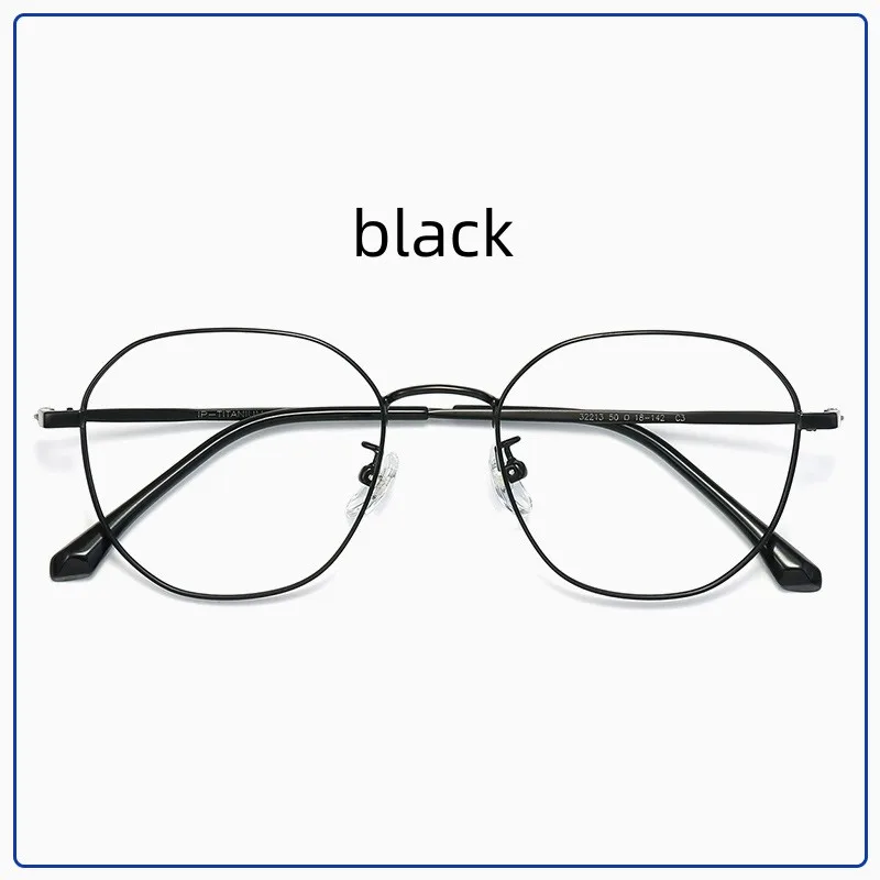 

Light Titanium Alloy Myopia Optics Prescription Glasses Frame Anti Blue Nearsighted Eyewear Unisex Custom Lenses with Degree