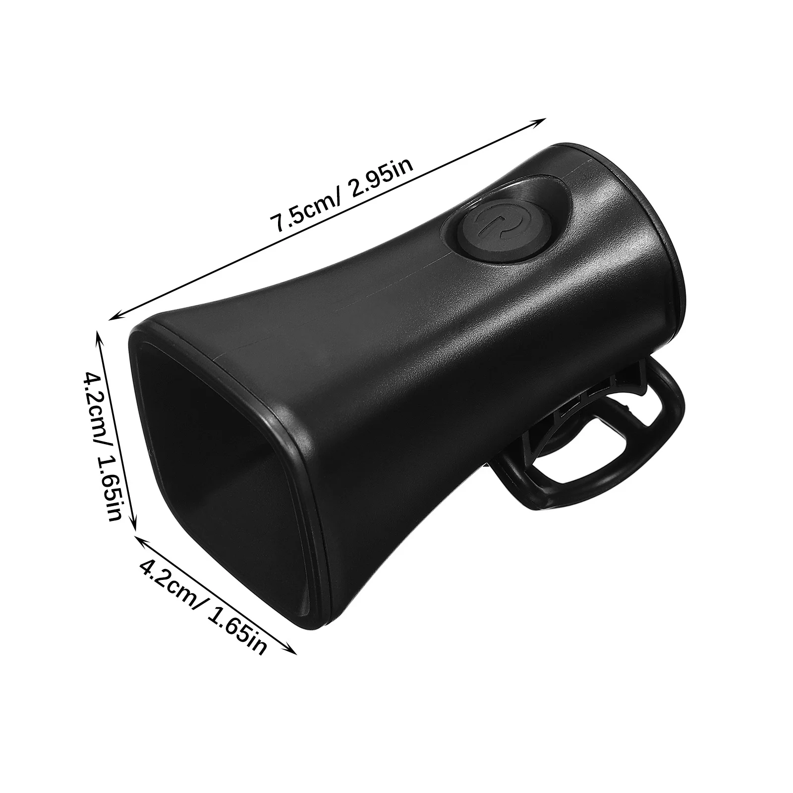 2 قطعة بوق الدراجة الكهربائية المدمجة المحمولة دورة القرن إنذار لدراجات الطريق صوت واضح مقاومة الطقس ملحقات السلامة ركوب الدراجات