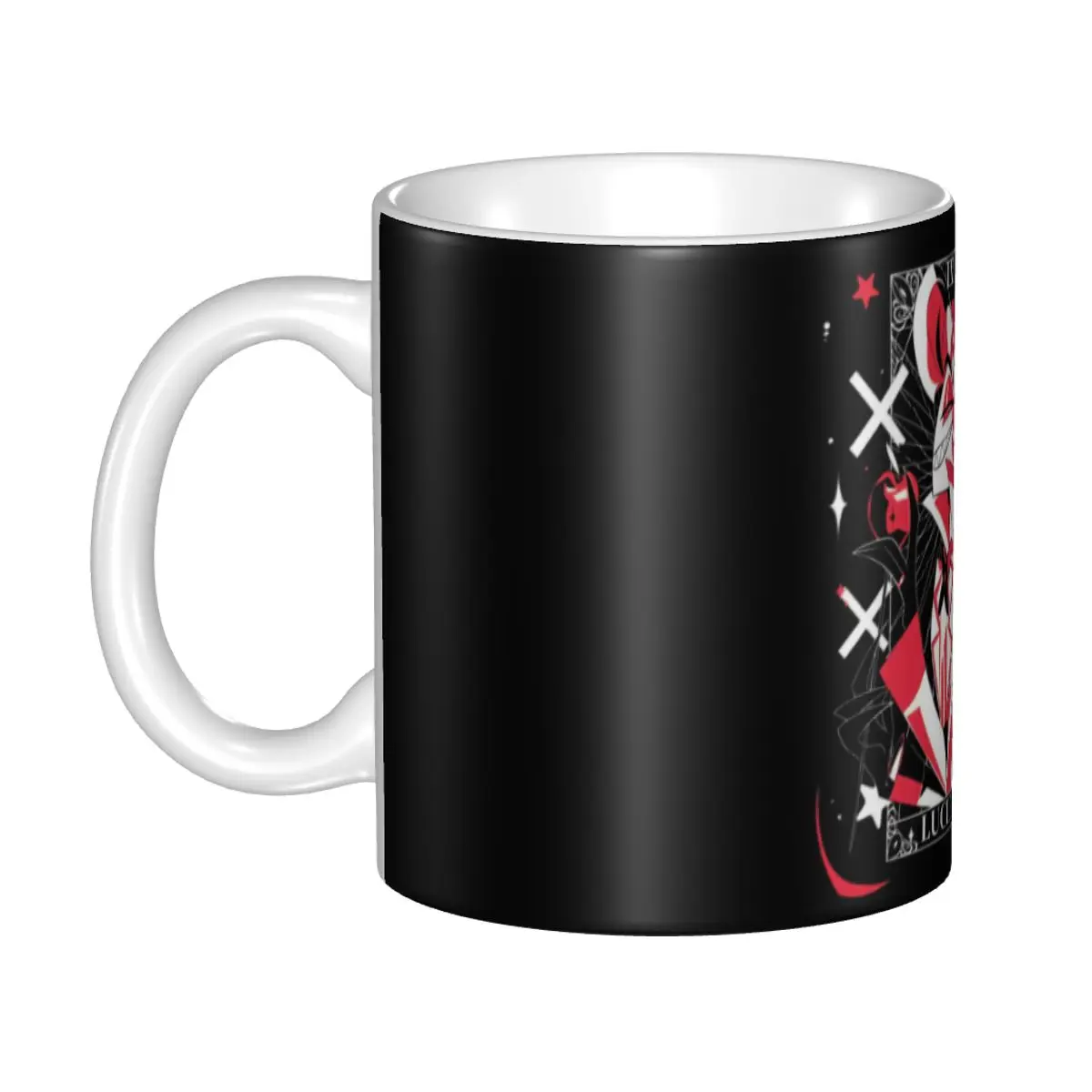 

Custom DIY Lucifer Wallpaper Ceramic Mug Hazbins Hotels Coffee Cups Creative Gift