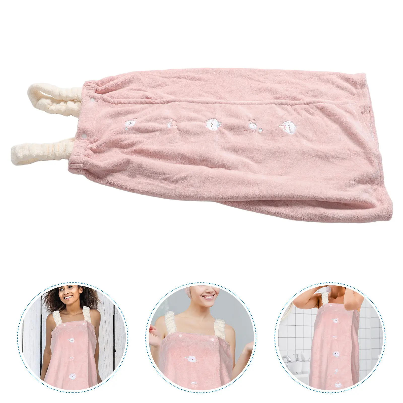 

Пляжное полотенце-халат для женщин после душа с лямками, в виде юбки