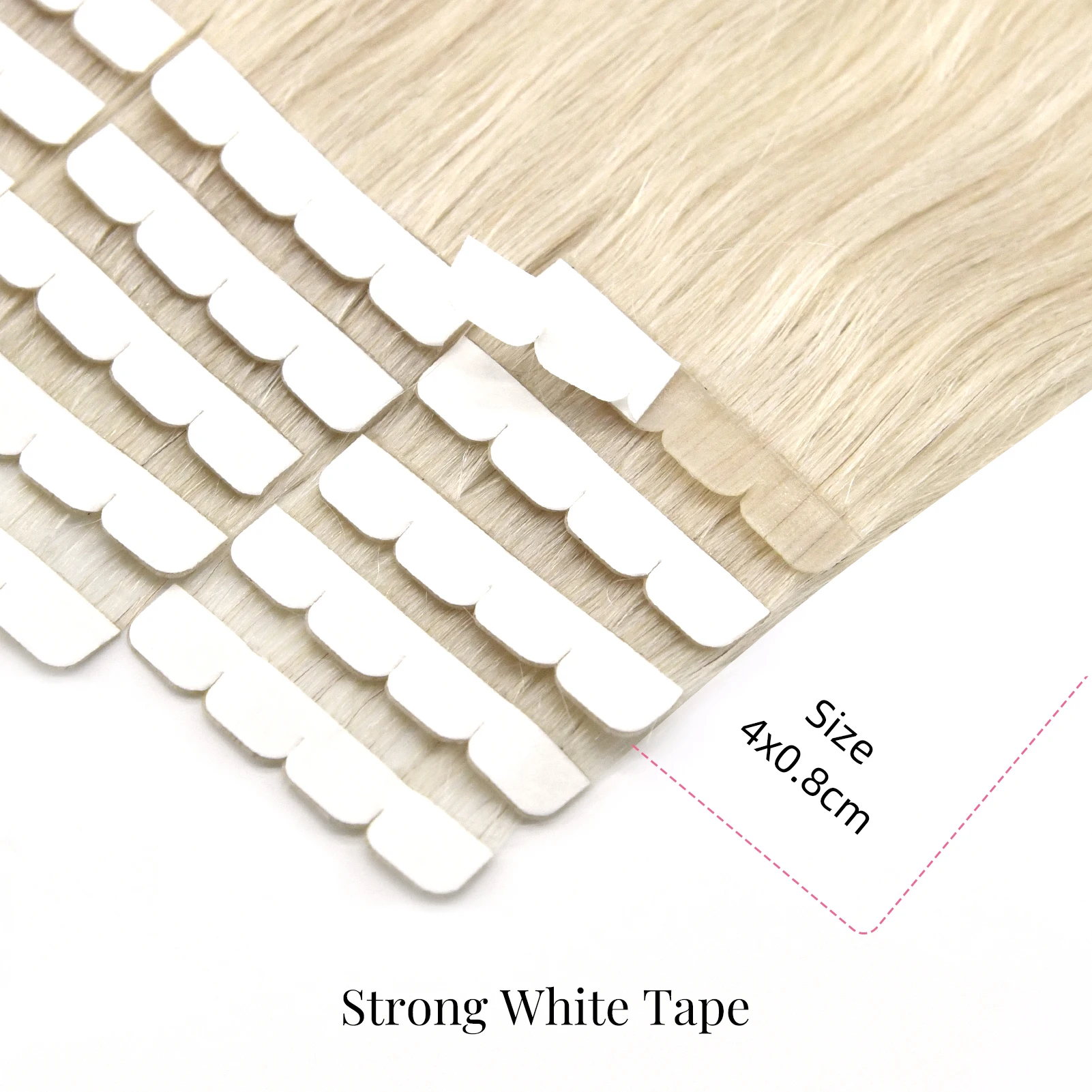 Vlasy 16pcs #Grey4 Mini Tape In 100% Human Hair Extensions Strap Seamless Invisible Straight Strap Human Hair Wigs 12-24 inches