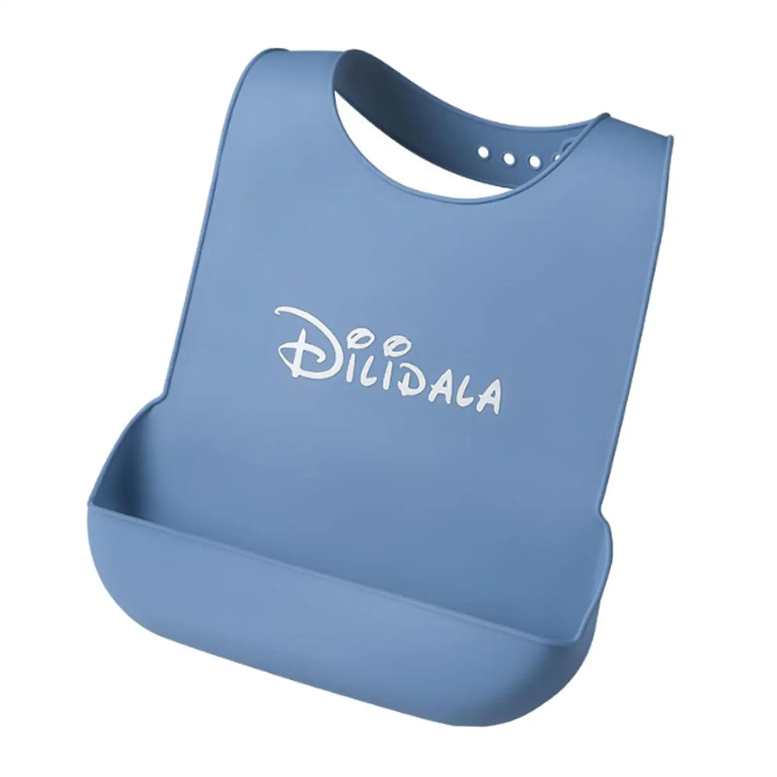 Elderly People Meal Bibs Washable Waterproof Silicone Eating Apron Dining Protector for Disabled Adults Aid