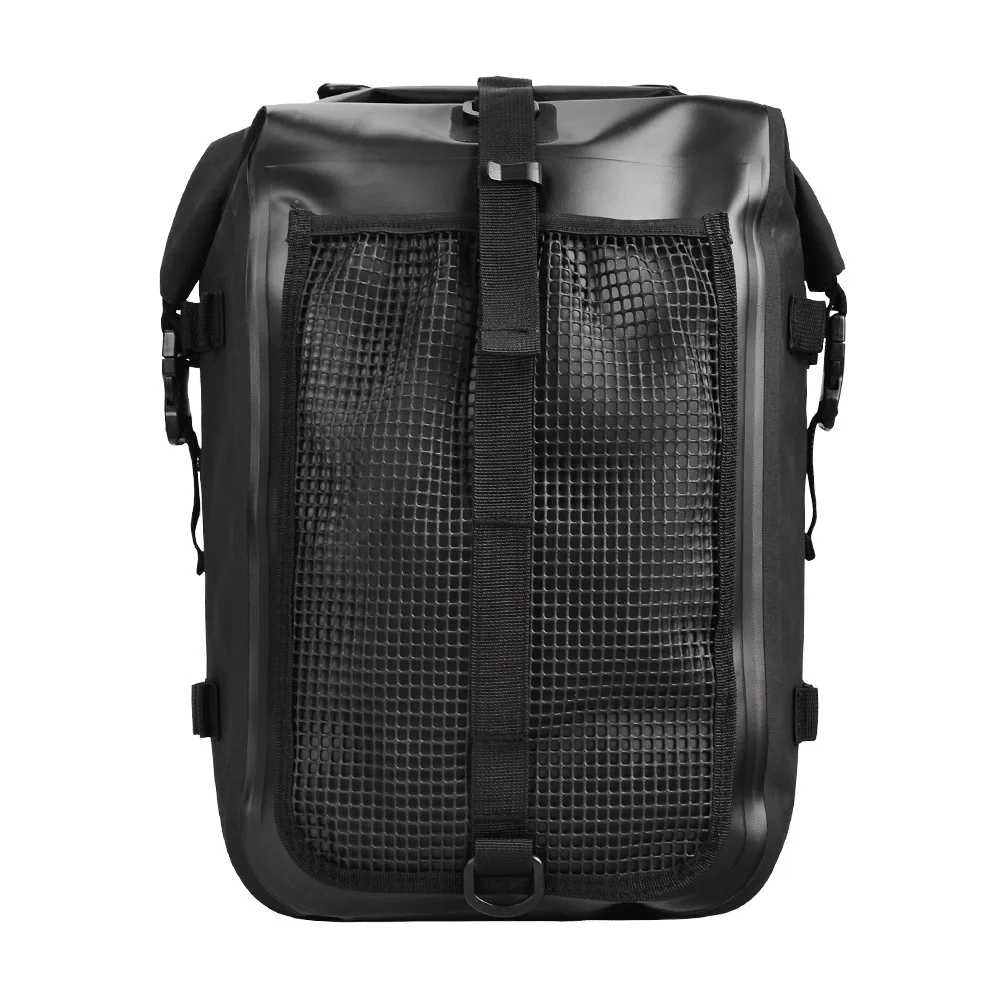 حقيبة المقعد الخلفي للدراجة النارية CUCYMA 20L، حزمة سفر متعددة الوظائف مقاومة للماء بنسبة 100% مع حقيبة نهارية قابلة للفصل لمغامرة السياحية