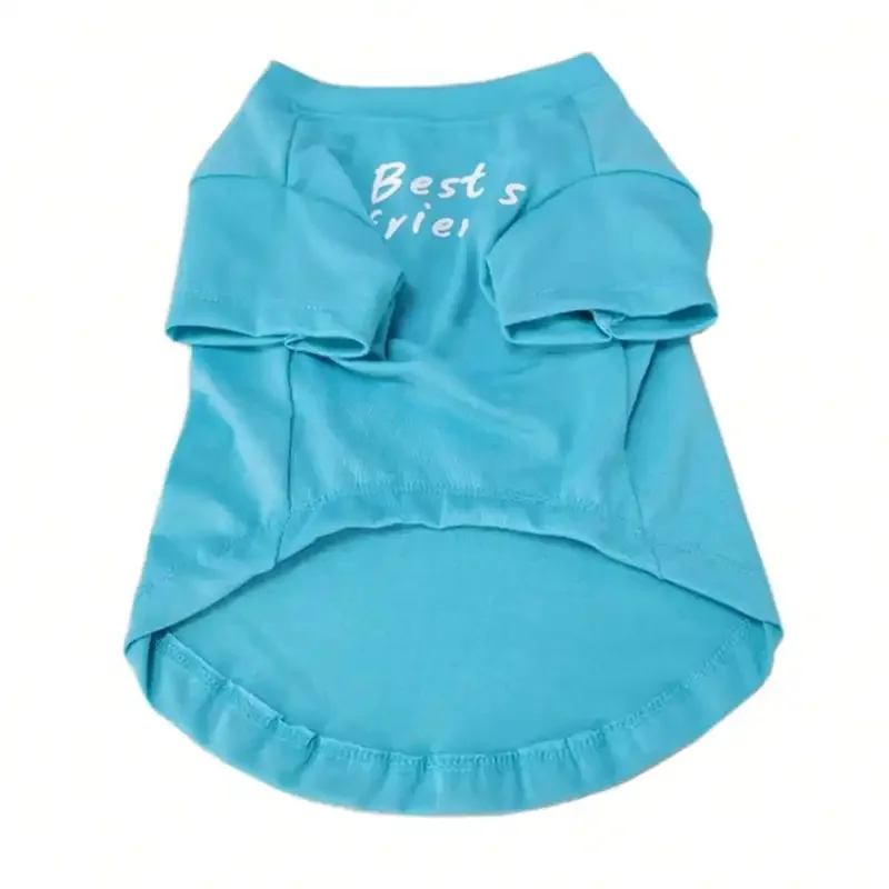 Comfortable Letter Printed Pet T-Shirt High Elastic Dog Cat Clothes Breathable Puppy Vest Apparel