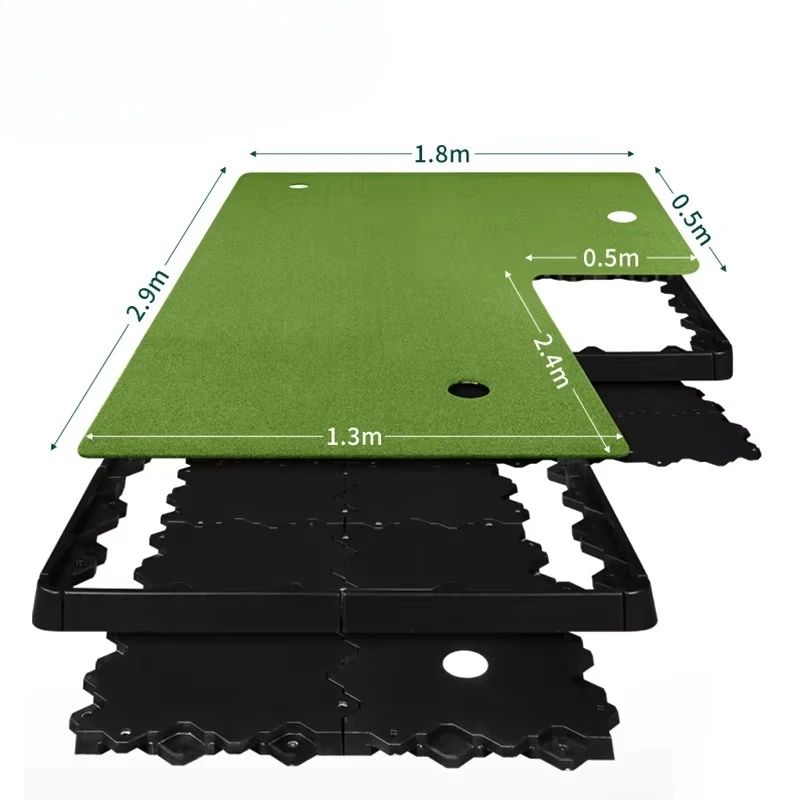 

GL023 Indoor and outdoor green artificial turf splicing mini golf course