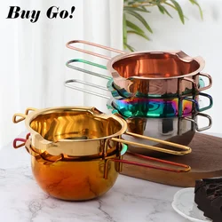 Multifunctional Stainless Steel Water Bath Pot Chocolate Butter Melting Heating Pot Bowl Baking Heating Container Kitchen Tools