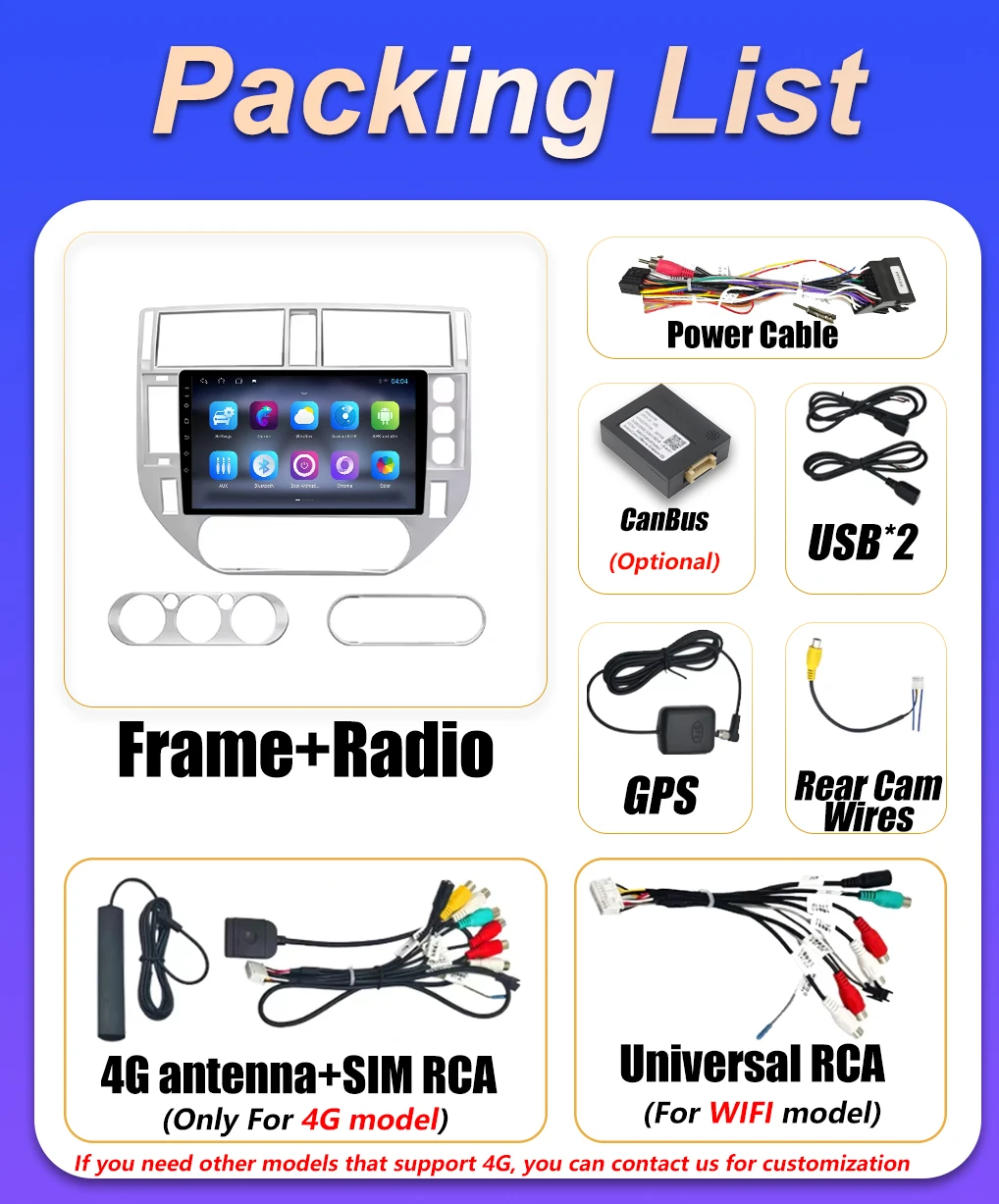 Car Radio Autoradio Carplay Android For Ford Kuga MK1 C-MAX 2003 - 2012 Video Multimedia Player GPS Navigation Touch Screen 5G