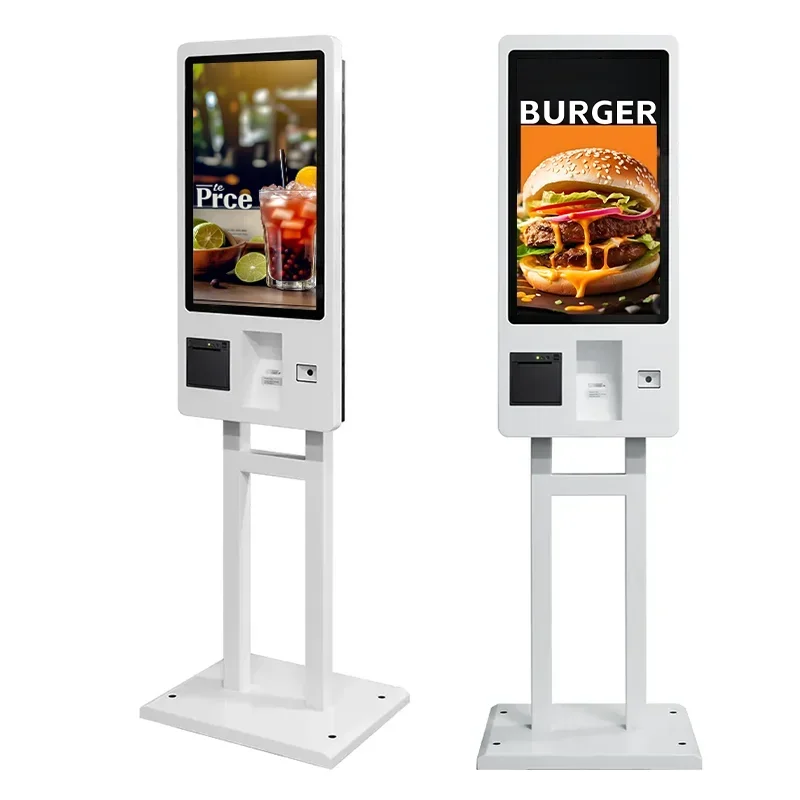 

27 32-inch Touch Screen Ordering Machine Self-service Printer Checkout Self-service Payment Kiosk