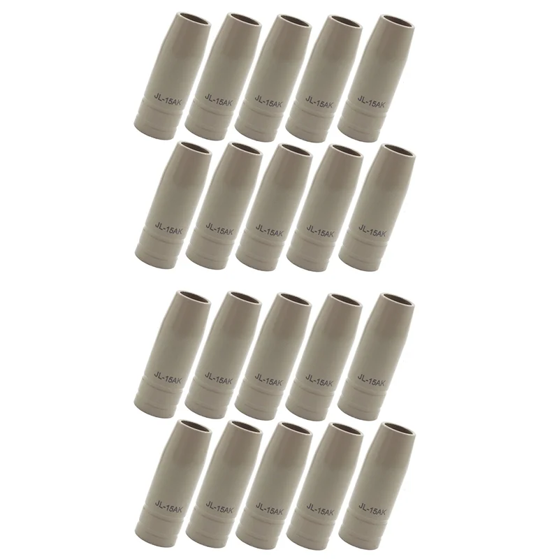 

N04R 15AK Coating Protection Nozzle Non-Stick Welding Slag European Airless Gas Protection Machine Protective Sleeve 20PCS