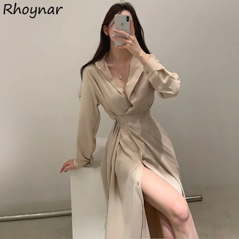 

New Dresses Women Lace-up Pure Creativity Party Sexy All-match Autumn Leisure French Style Elegant Prevalent Special Attractive