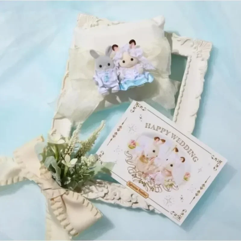 Porte-clés Original des familles sylvanes, vêtements, meubles de Sorpresa, figurines de Chihuahua, accessoires, jouet familial, mariage limité