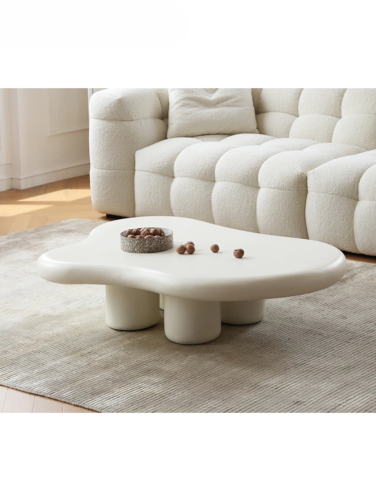 

Cloud coffee table French light luxury designer creative B & B Internet celebrity wabi sabi wind coffee table