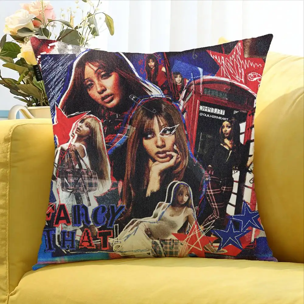 Singer Pink P-Pantheress ALBUM Various Sizes Square Pillow Case For Car Home Bedchamber Decor