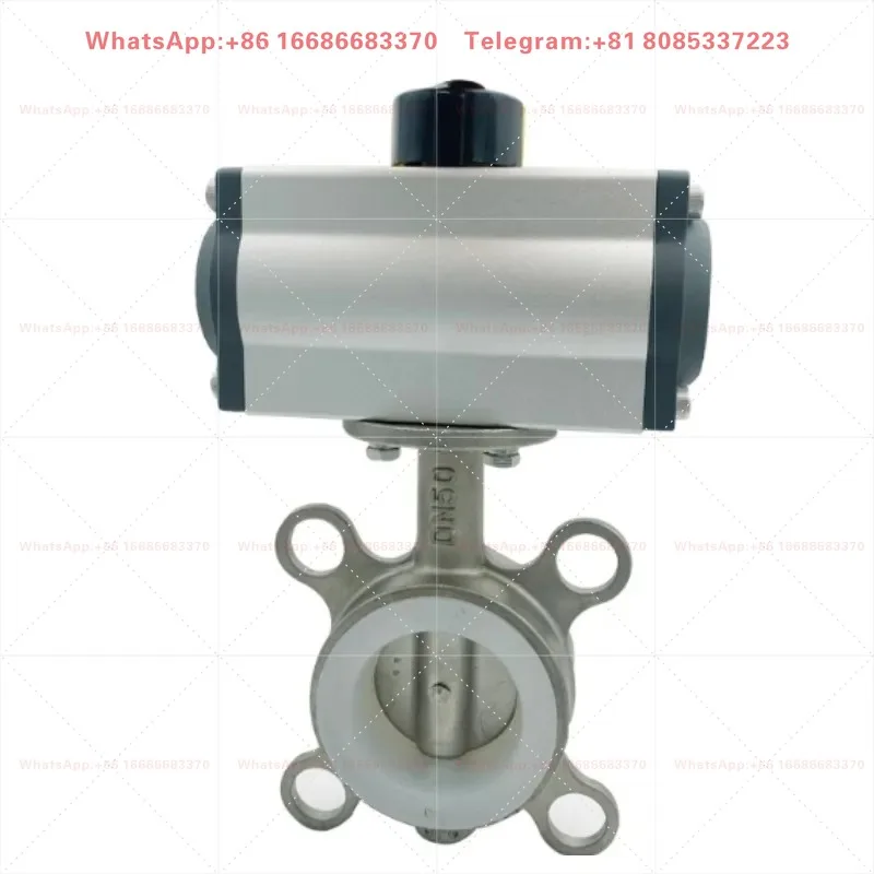 304 Stainless Steel Clamp Pneumatic/Electric Butterfly Valve D671X-16P High-Temp
