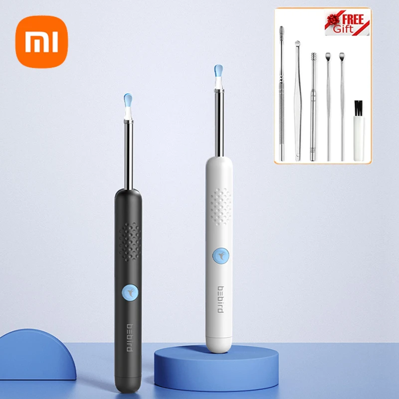 Xiaomi Bebird R1 Smart Visual Ear Sticks Endoscope 300W High Precision Earpick Portable Camera Otoscope Health Care Ear Cleaner