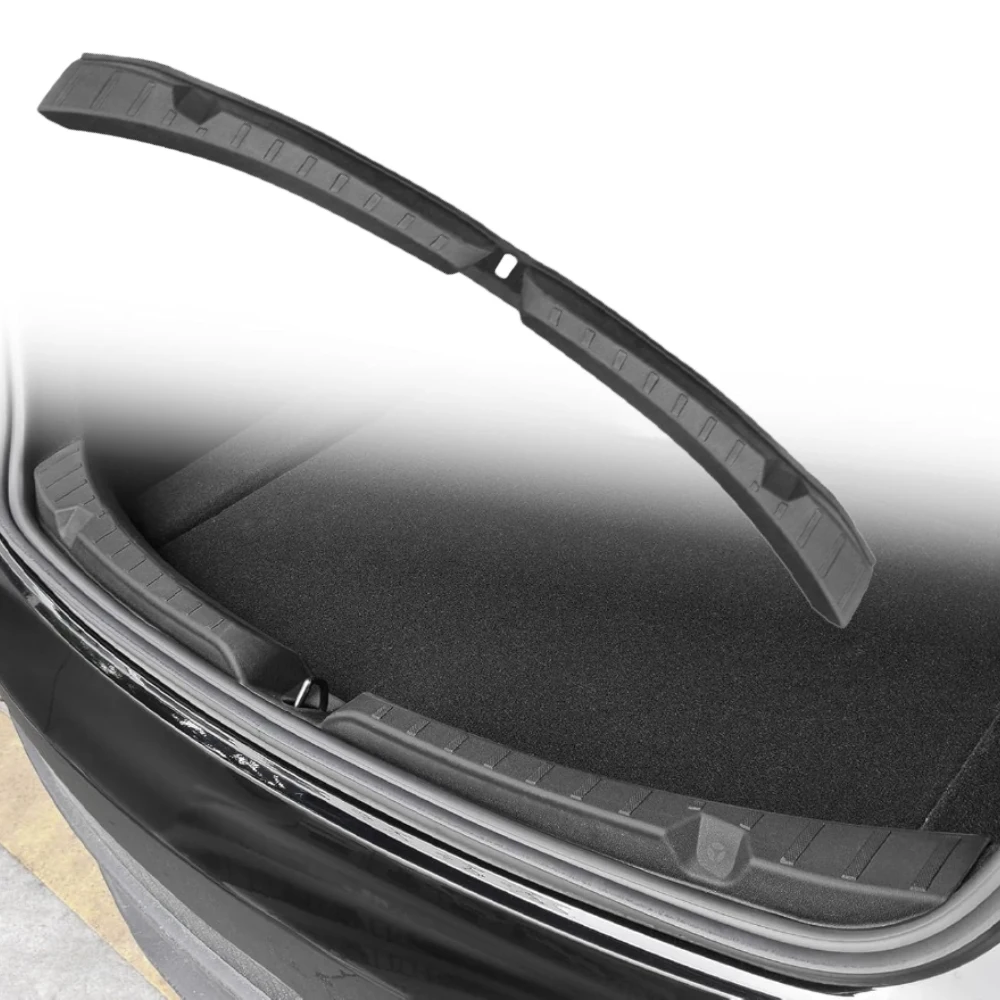 

For Tesla Model 3 Highland 2024 Car Trunk Threshold Strip Plate Protector Rear Bumper Guard Trim Cover Strip Car Accessories