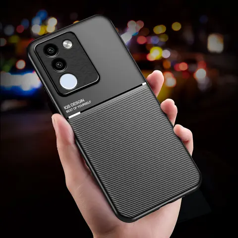 Slim Lightweight Leather Magnetic Shockproof Case for VIVO V29E V29 V27E V27 V25 V21E V21 V20SE V19 V17 V11i V9 V5 Pro Plus 4G