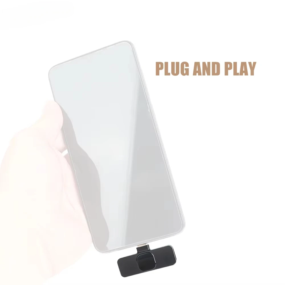 K9 microfone duplo sem fio tipo C adaptador IOS para iphone Android celular mini microfone de lapela para transmissão ao vivo