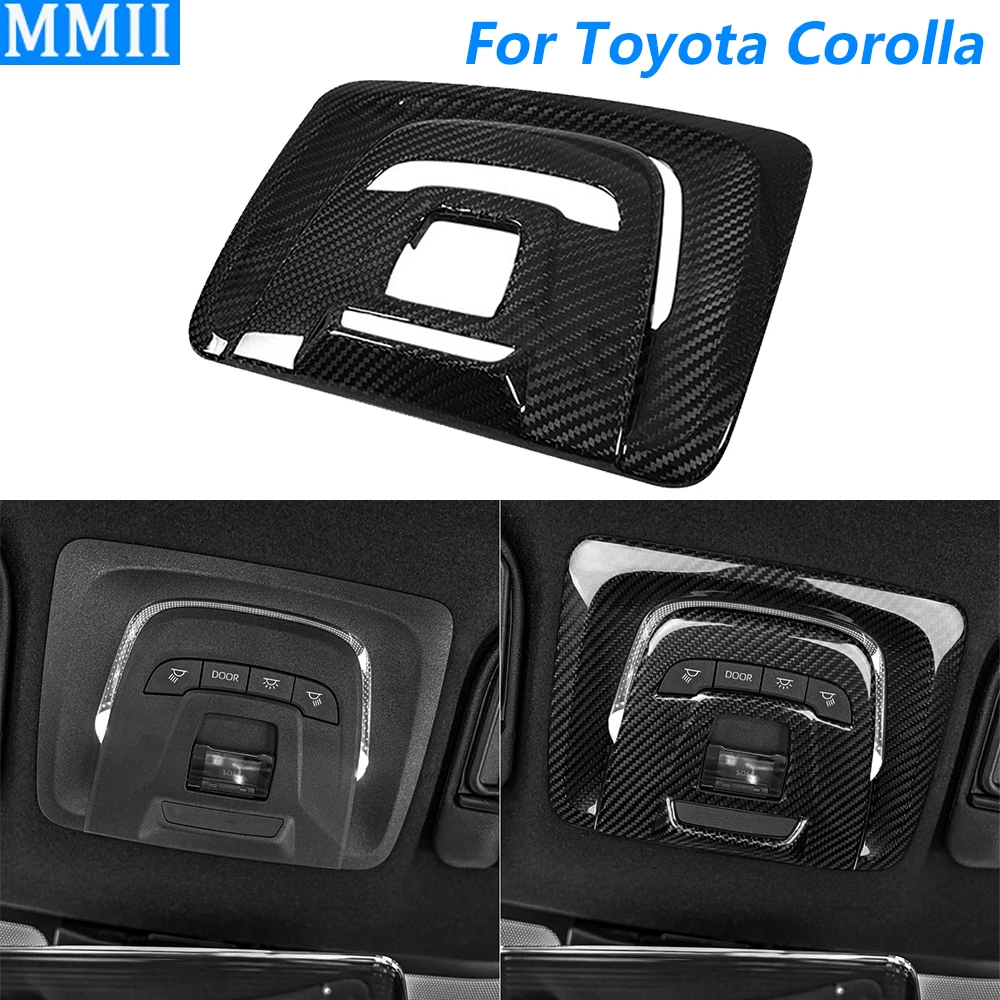 

Для Toyota Corolla GR 2023 2024 2025 настоящая сухая крыша из углеродного волокна, лампа для чтения, панель, накладка, автомобильные аксессуары, модификация