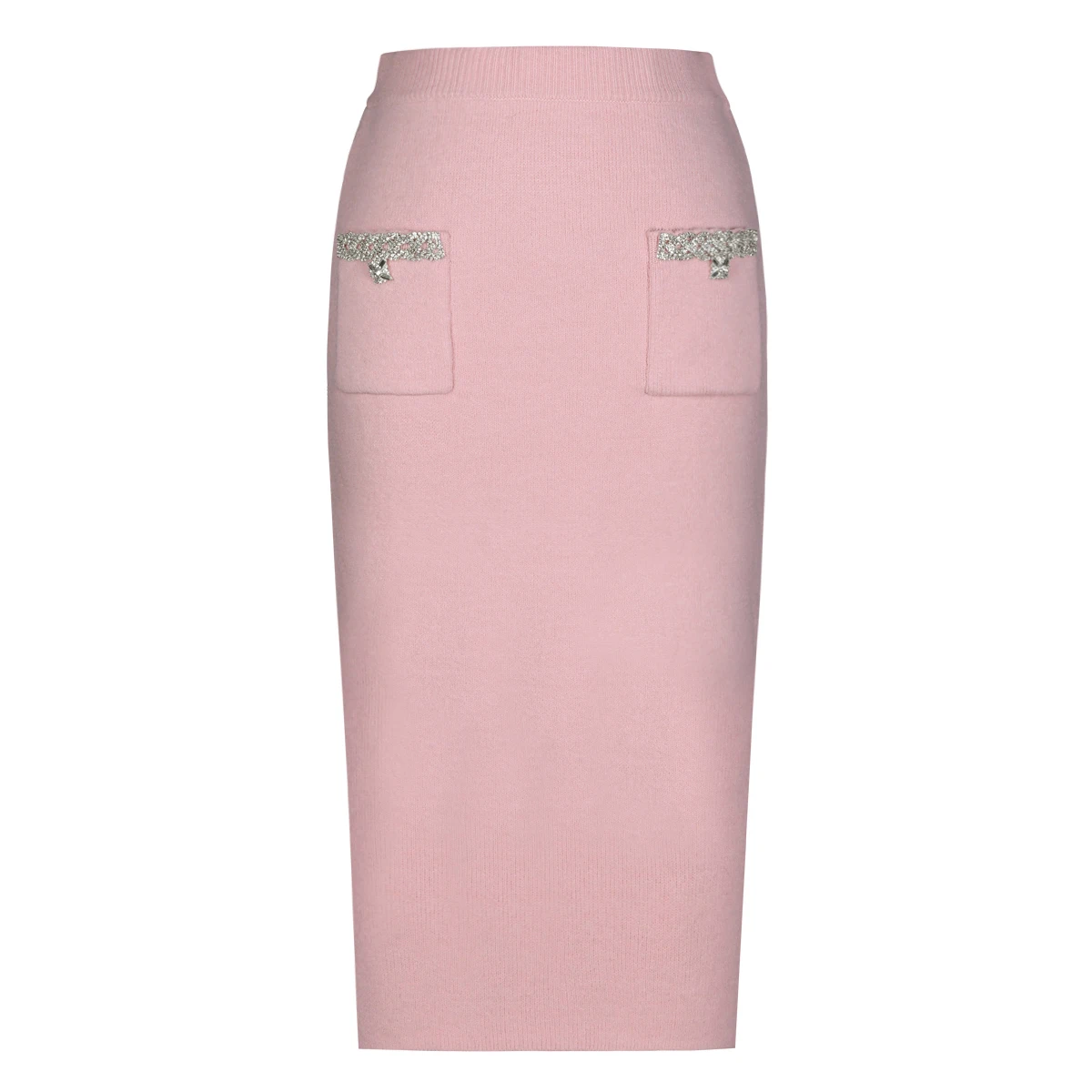 

Spring And Autumn New Fashionable Temperament Commuting Heavy Industry Knitted Cashmere Small Fragrant Style Top Coat+Skirt Set