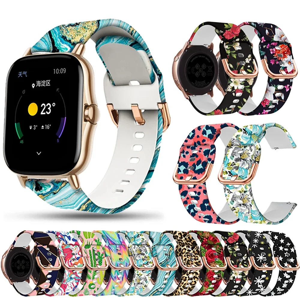 20mm Silikon Smartwatch Armband Für Xiaomi Huami Amazfit GTS4 GTS2 Strap Mini Handgelenk Für Amazfit GTS 4 3 2 2E/Bip S/U Pro Band