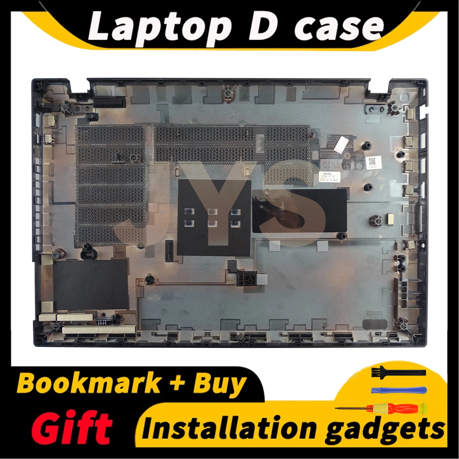 

Suitable for Lenovo ThinkPad T15P Gen3 laptop replacement bottom shell D shell black 5CB1H66058