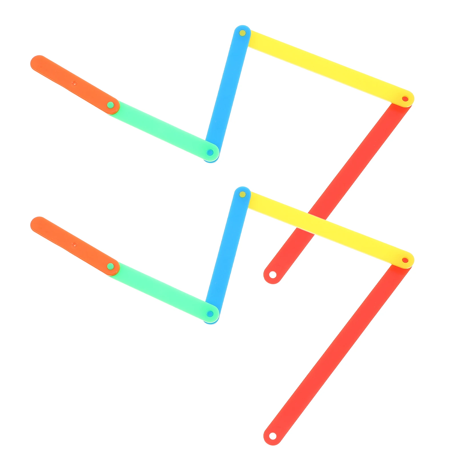 10 Pcs Angle Manipulation Material Kindergarten Math Resources Geometric Shapes for Classroom Tools Manipulatives Pupils