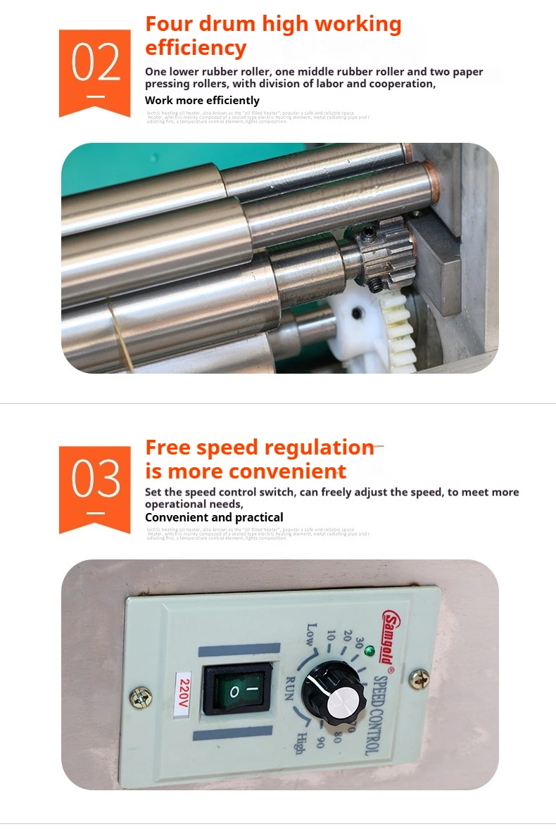 Picture 4: r and Carton Corrugated Board Box Carton Making MachineStainless Heating Glue Hot Melt Gluing Machine for Paper Leathe