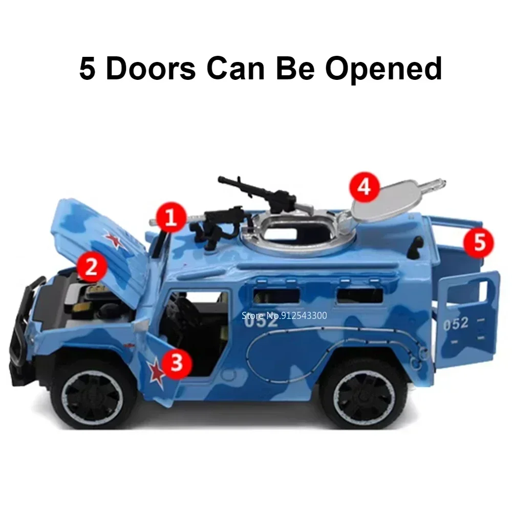 1:32 cavaleiro xv marinha liga modelo de carro brinquedo luz música puxar para trás portas abertas modelos de veículos à prova de explosão presentes de aniversário para criança