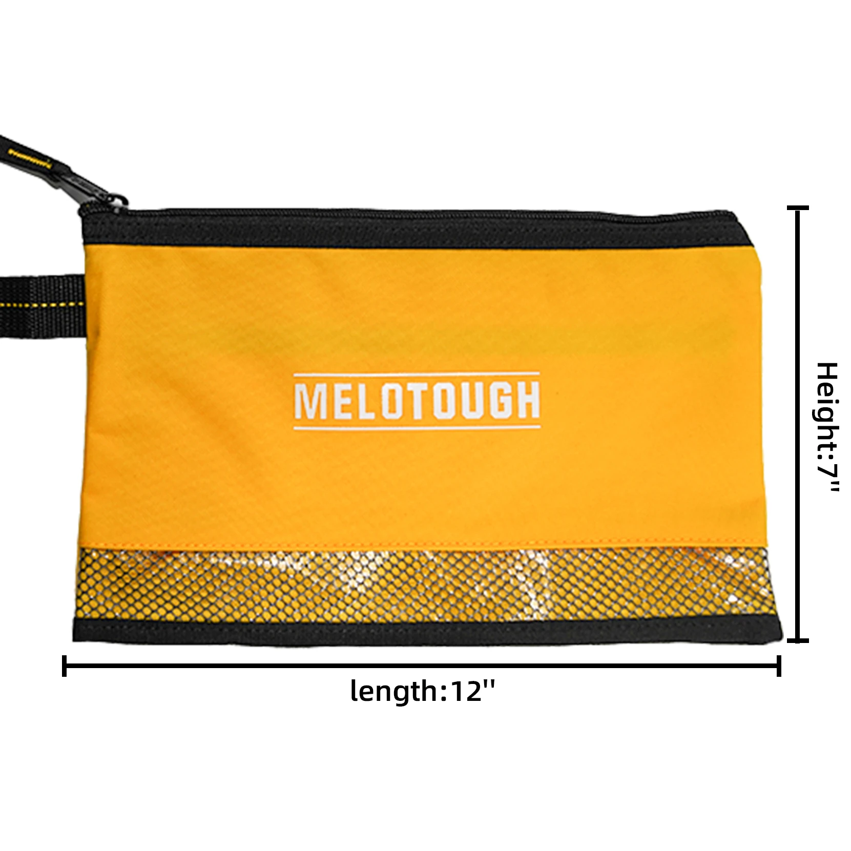 Waterproof Material 12 inch Zipper Tool Pouch, Multipurpose Small Tool Bag Carry Case For Small Tools - Storage Pouche