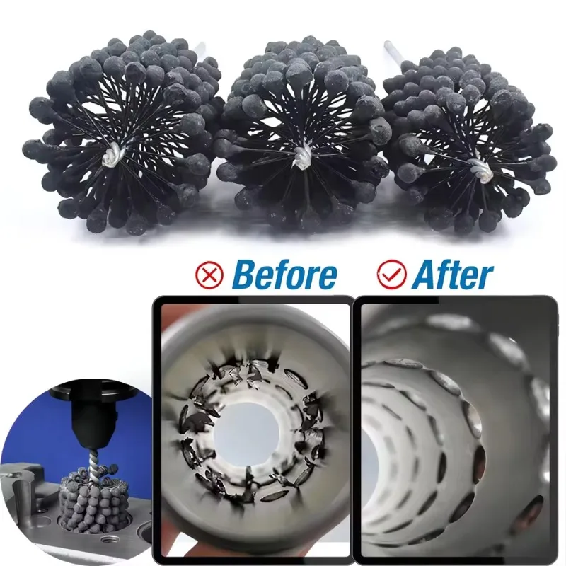 Vehicle Engine Cleaning Polishing Brush Cylinder Honing Tool for Flex Deburring Valve Guides CNC Ball Hone-Car Care Accessory - view 6