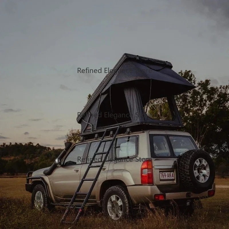 Quick Set up Waterproof Car Hardshell Rooftop Tent Triangle Hard Shell Roof Top X-frame Tent for Outdoor Camping And Travel