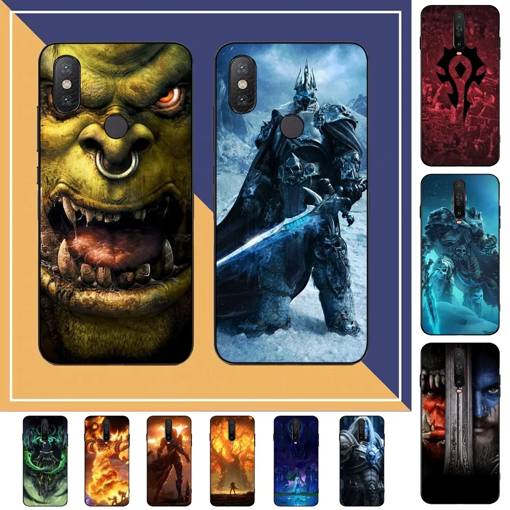 W-World Of W-Warcraft Phone Case For Redmi Note 4 X 5 A 6 7 8 T 9 9S 10 11 11S 11Epro Poco M3 Pro