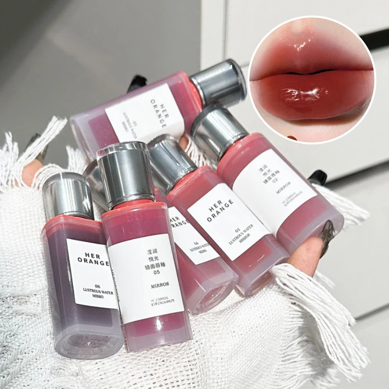 HERORANGE クリスタル グロス リップ ラッカー: 持続性の高い水分補給、ベタつかないフォーミュラ、ガラスのような輝きを手頃な価格で