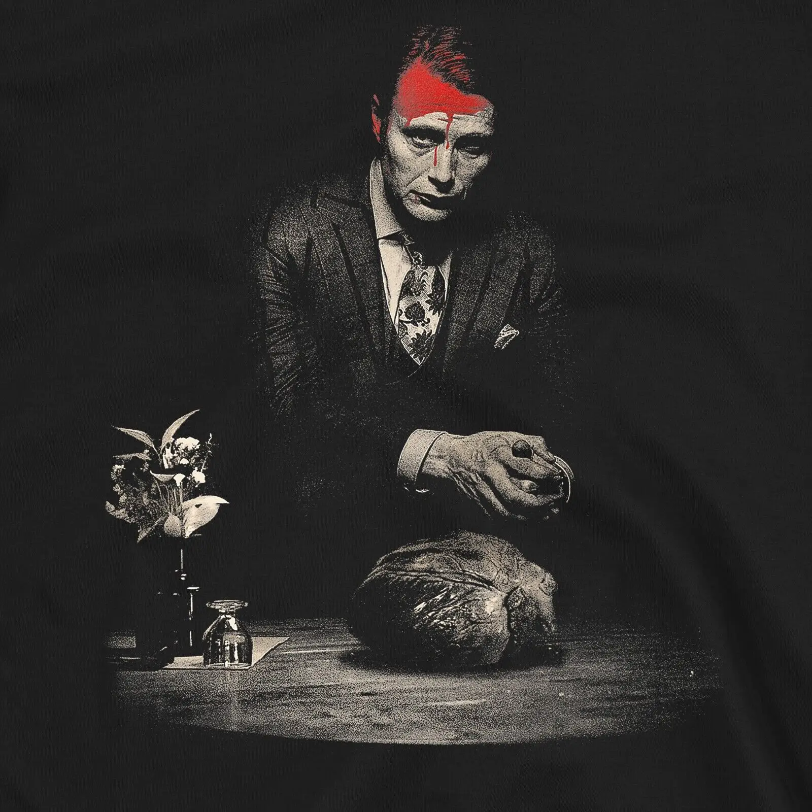 Hannibal Lecter Mads Mikkelsen T-shirt