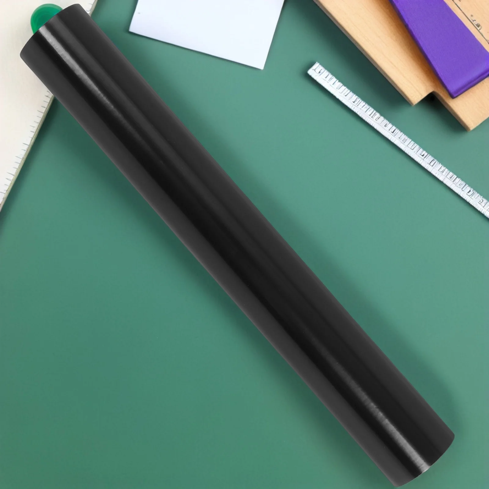 1 Roll Laser Engraving Paper Black Marking Sheet For Ceramic Glass Metal Waterproof Permanent Adhesive Vinyl For Diy Craft