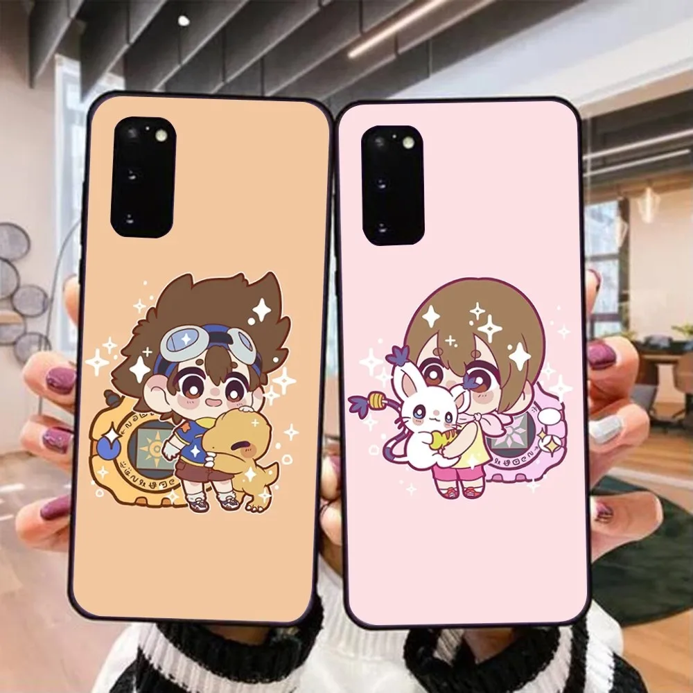 Anime D-Digimon-s Mobile Cell Phone Case for Realme GT 2 9i 8i 7i Pro X50 X2 C35 C21 C20 C11 C3 Black Soft Phone Cover Funda