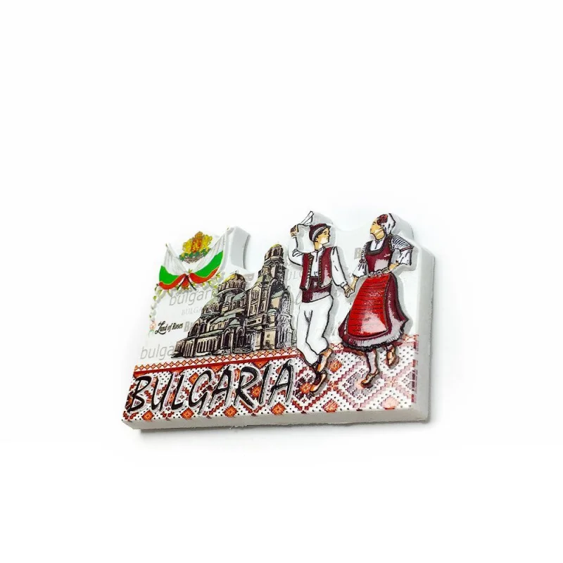 Bulgaria High-Value Souvenirs Travel Gifts Premium Kitchen Decoration Fridge Magnets