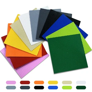Single Double Sided 32x32 16x16 16x32 Dots Classic Base Plates Blocks DIY Small Size Bricks Baseplates Construction Building Toy