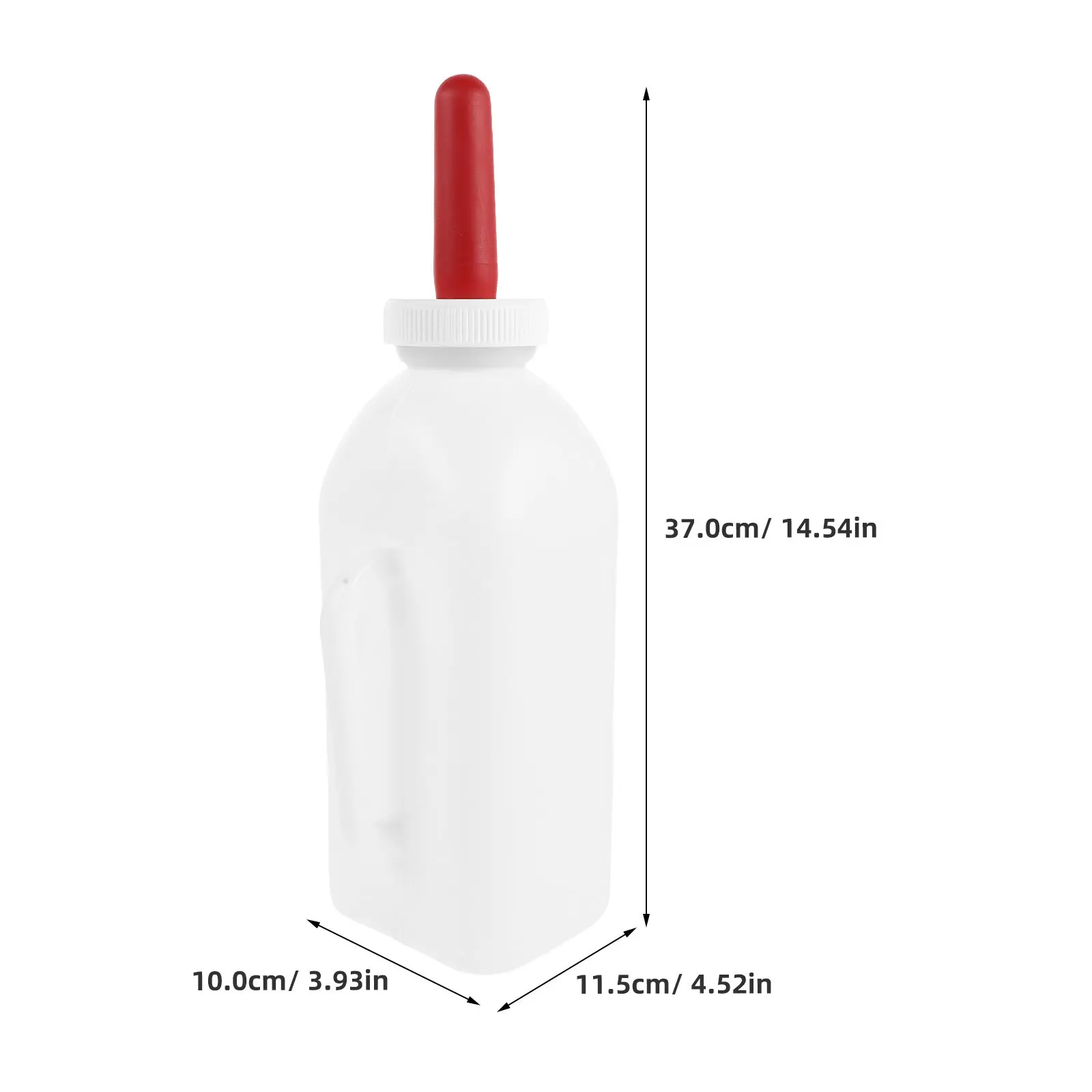 1Set Small Animal Feeding Bottle Large Capacity Calf Nursing Bottle Goat Nipple Replacement Grip Farm Livestock Feeding