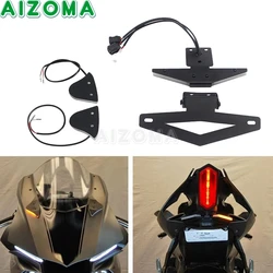 Front LED Signal Mirror Block Off Light Tail Tidy Fender Eliminator Kit For Yamaha YZF R1 R1S R1M Motorcycle Accessories 2015-19