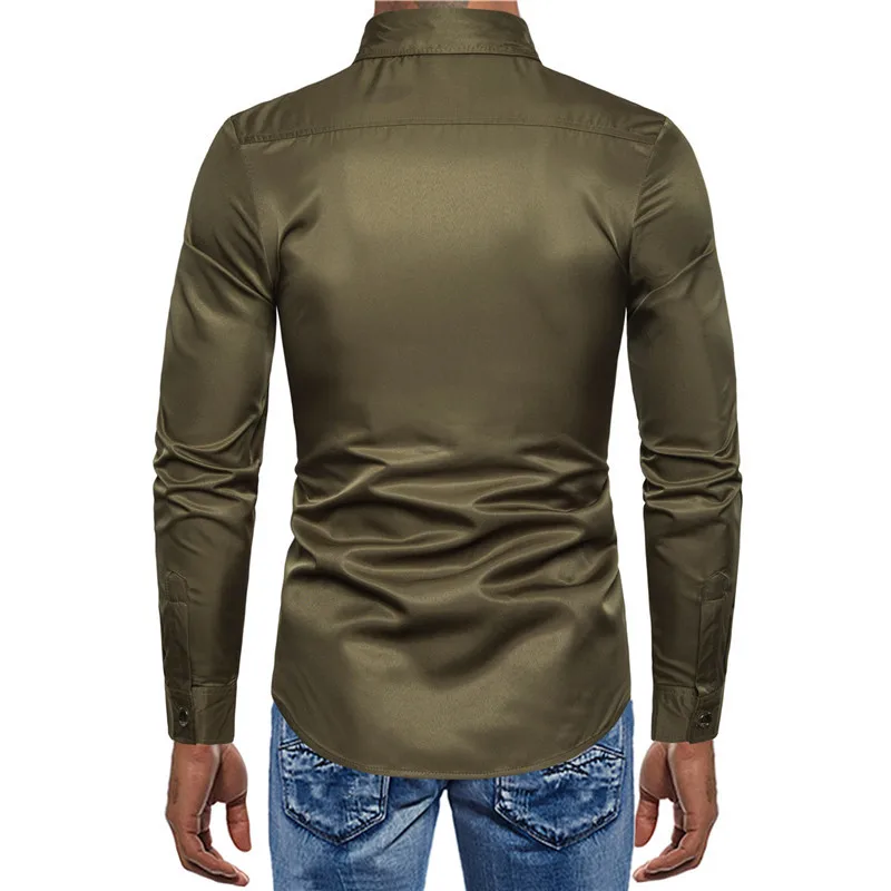 メンズ長袖ボタンアップシャツ,ヴィンテージ,リベットストライプ,ラペルカラー,スリム,ゴシック,ストリートウェア,イブニングドレス,新品