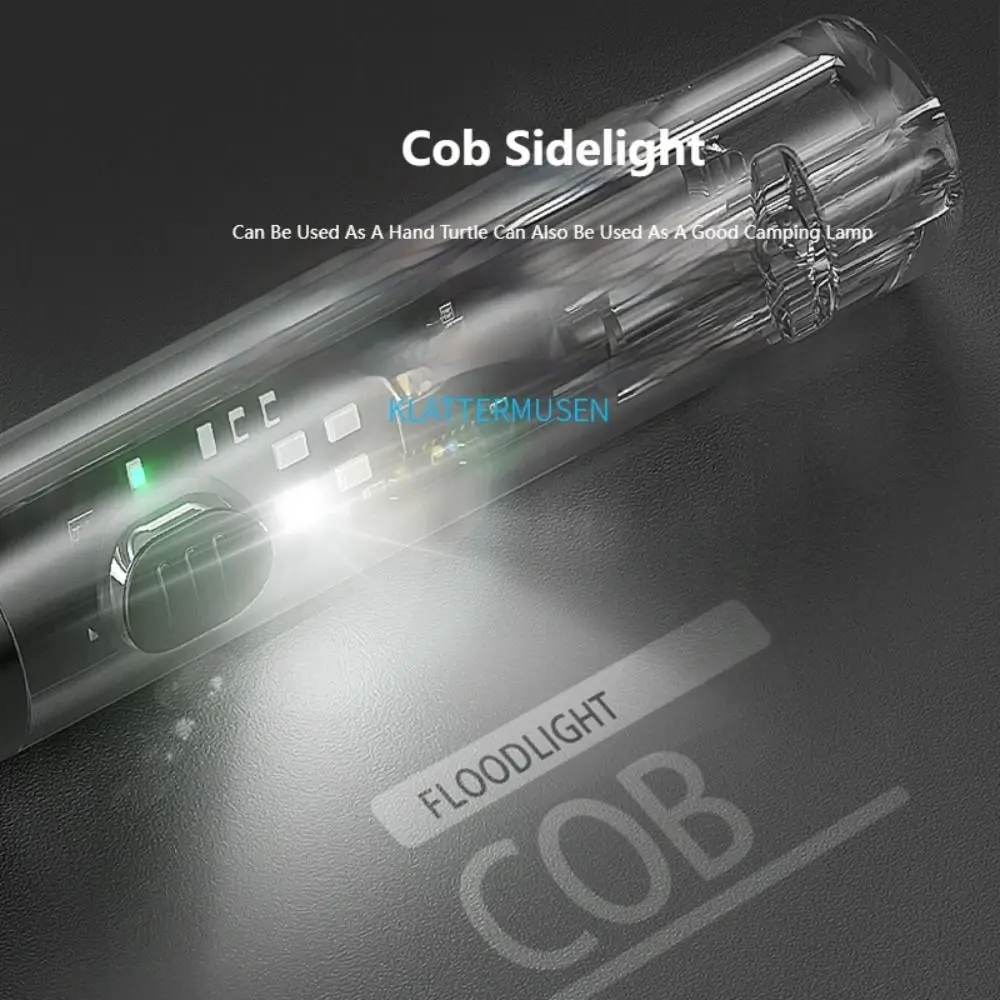 Portable Mini Keychain Flashlight USB Rechargeable UV/Red Light Pocket LED Flashlight 80 Lumen with 6 Modes Small Flashlight