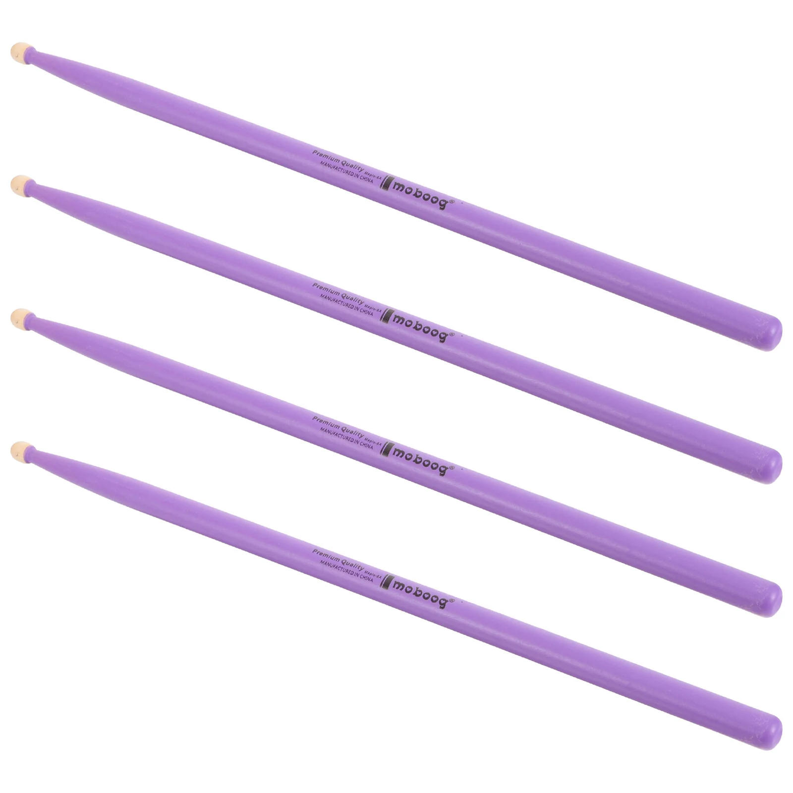 2 Pairs Maple Sticks No Peculiar Smell Drum Percussion Instrument Wooden Drumming for Students Drumsticks Simple Affordable