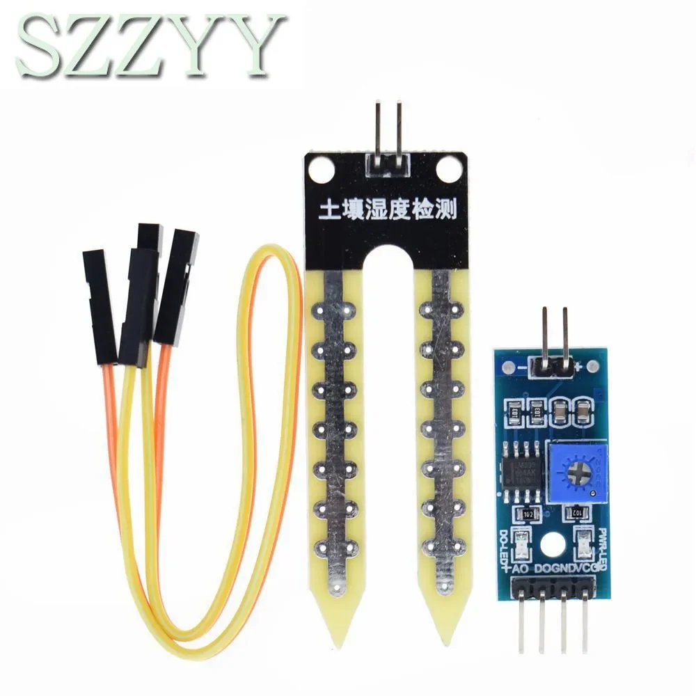 Picture 3: Soil Moisture Meter Detection Module Intelligent Electronic Soil DIY Sensor for Arduino Moisture Module Robot Suitable U7Q9