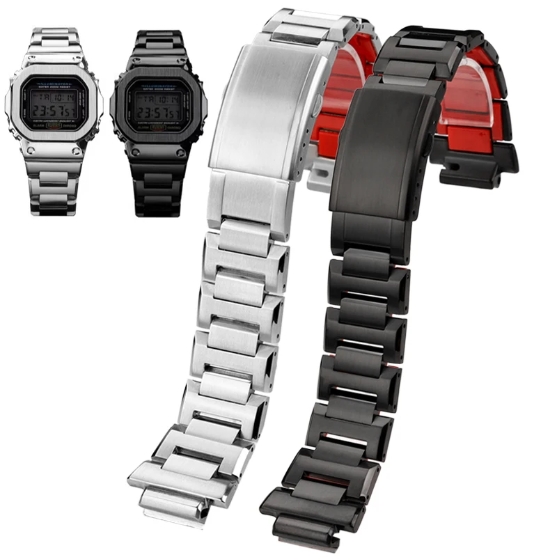 Voor Casio G-SHOCK 3229 DW-5600 Dw5600 GW-B5600 GW-M5610 Gemodificeerde Roestvrijstalen Kast Horlogeband Band Bezel Horlogeband