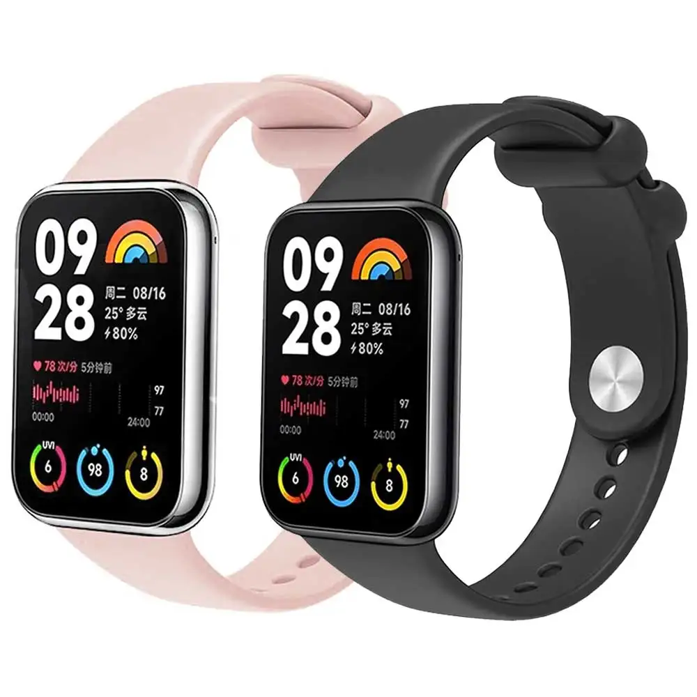 Silicone Watch band For Redmi watch 4 strap Smart correa Original Bracelet Sport WristBand For xiaomi mi band 8 Pro Accessories