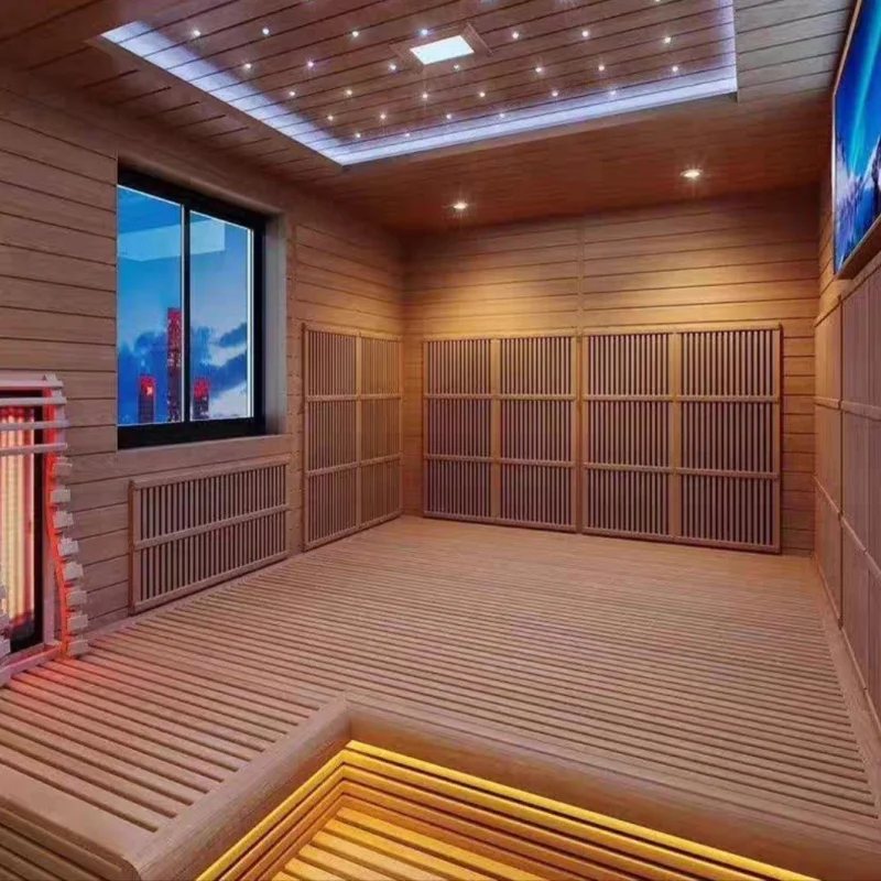 

Custom. Customized Graphene Carbon Plate Sweat Steaming Home Single Double Multi-Person Sauna Room Far Infrared Beauty S