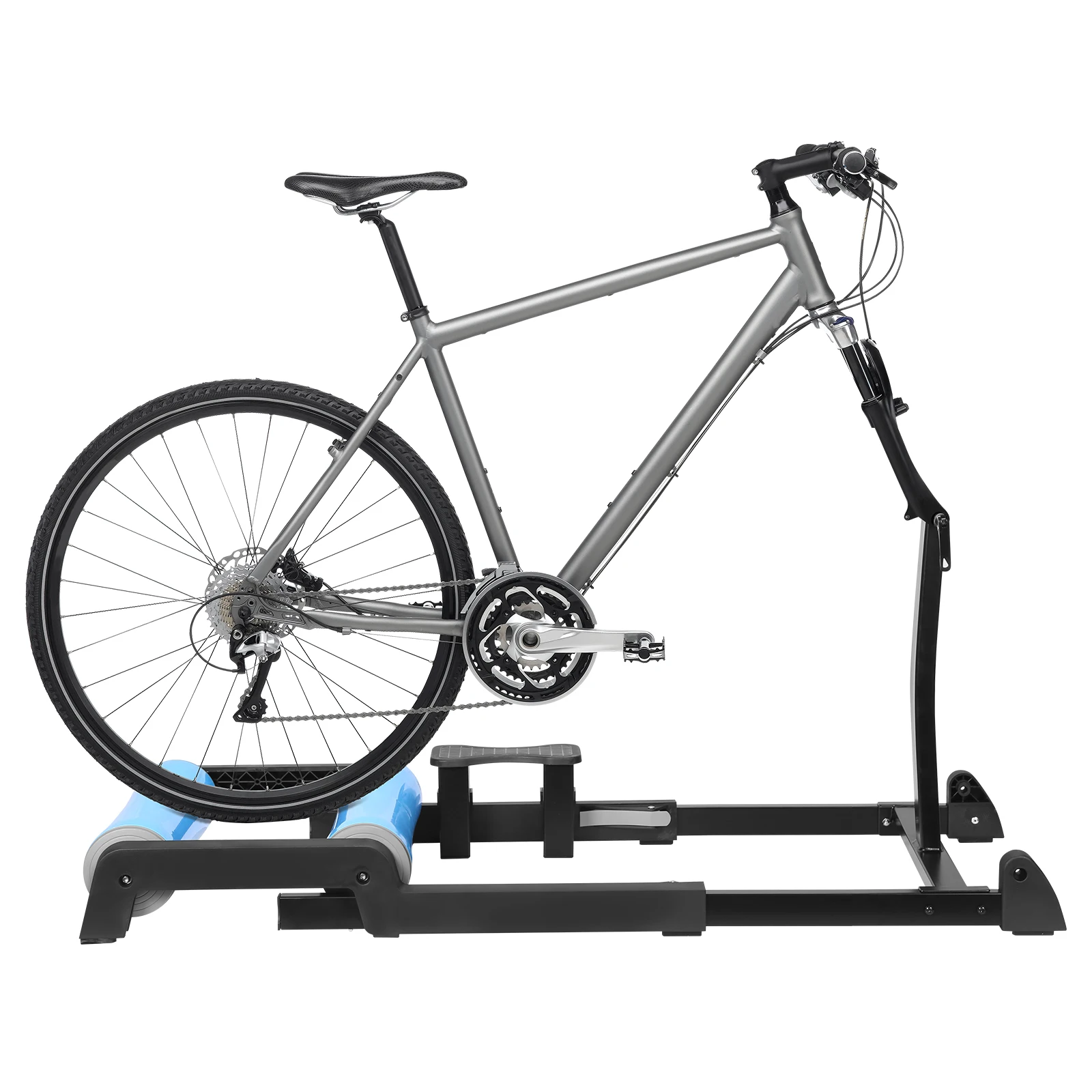 

Indoor Bike Resistance Trainer Detachable Adjustable Bike Trainer Aluminum Alloy Anti-Slip Racing & Strength Training Equipment